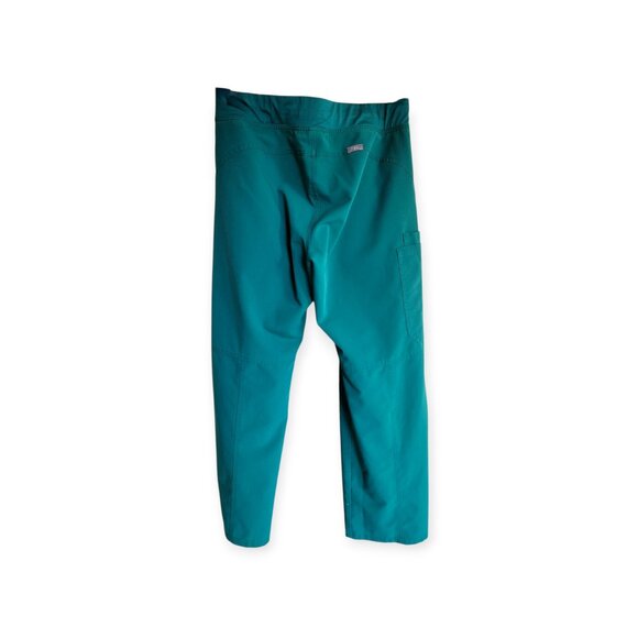 Figs Technical Collection Brilliant Green Women's Medium Scrubs Set - Picture 8 of 16